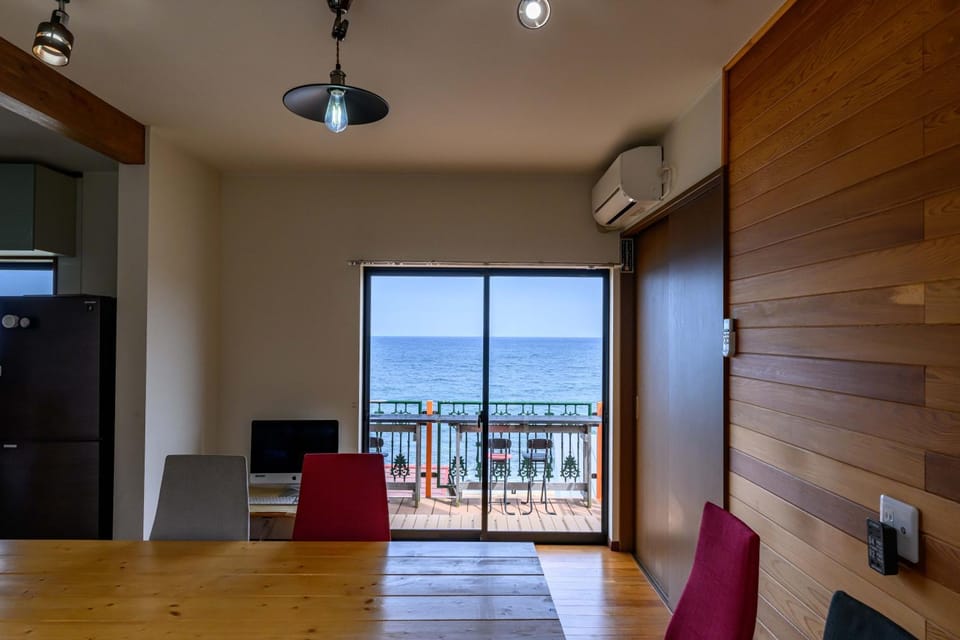 Living room, Dining area, Sea view