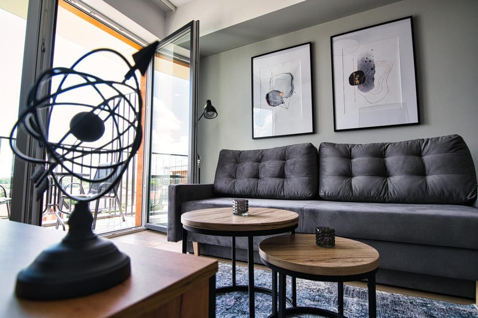 Bed, Balcony/Terrace, Living room, Seating area