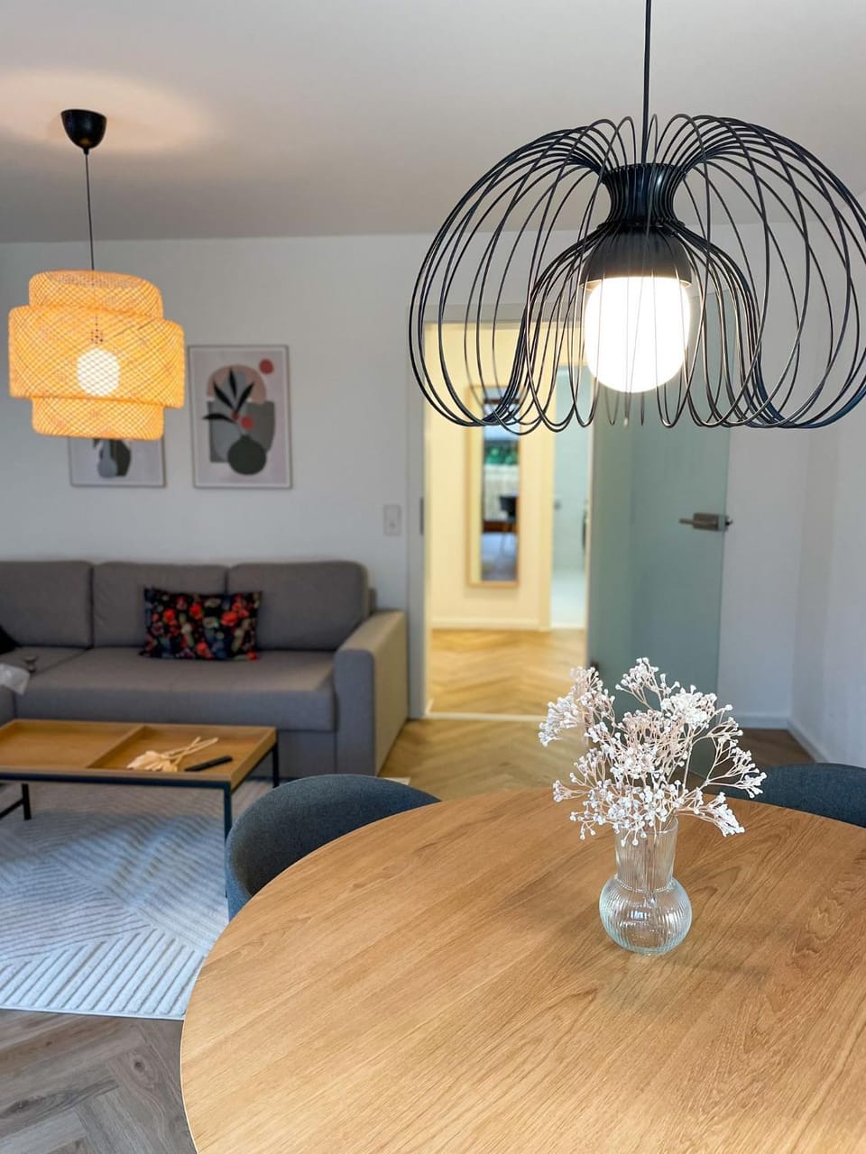 Living room, Seating area, Dining area
