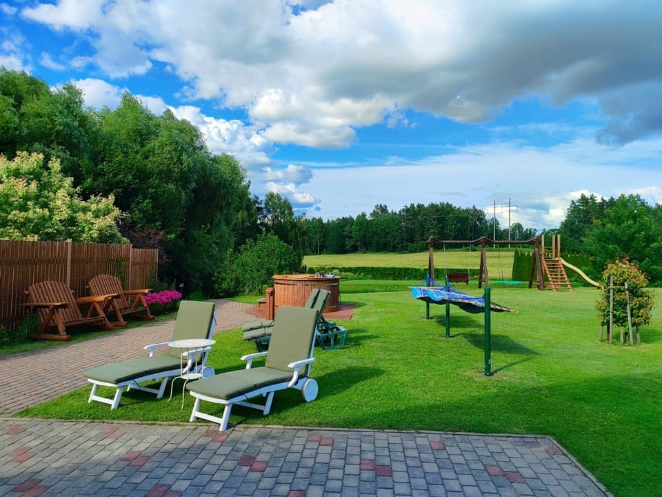 Children play ground, Seating area, Inner courtyard view