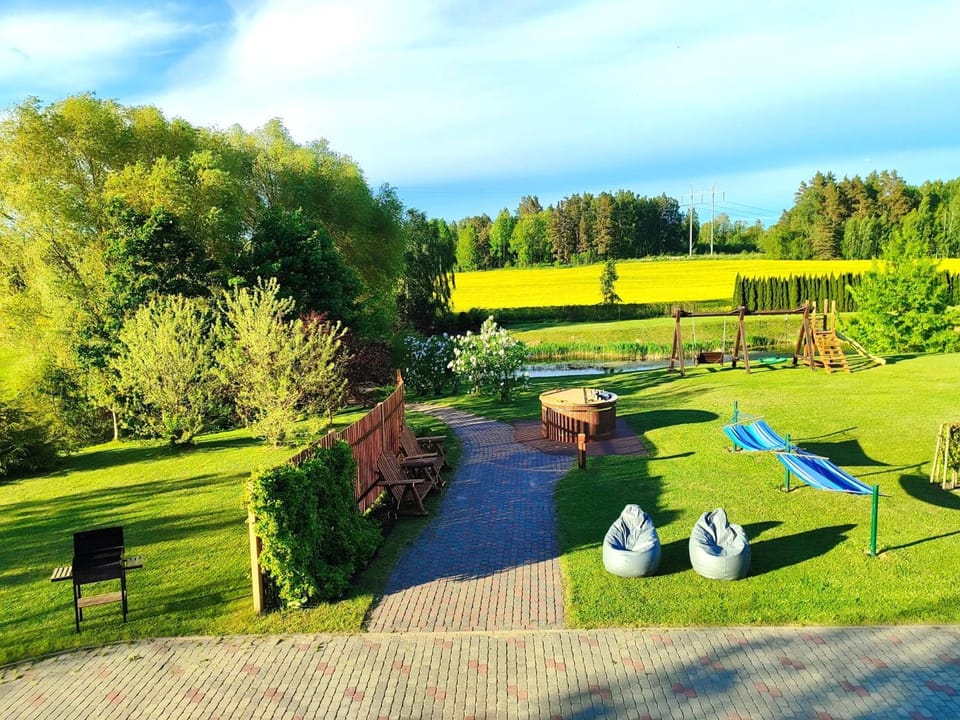 Children play ground, Seating area, Garden view, Inner courtyard view