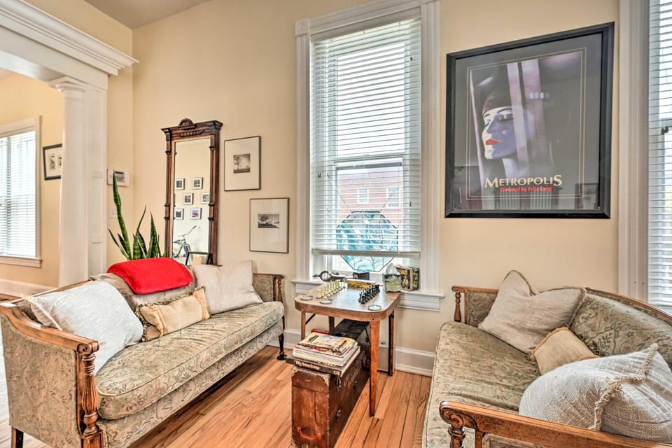 Historic 'Watson' Brick House w/ Private Deck! House in Danville