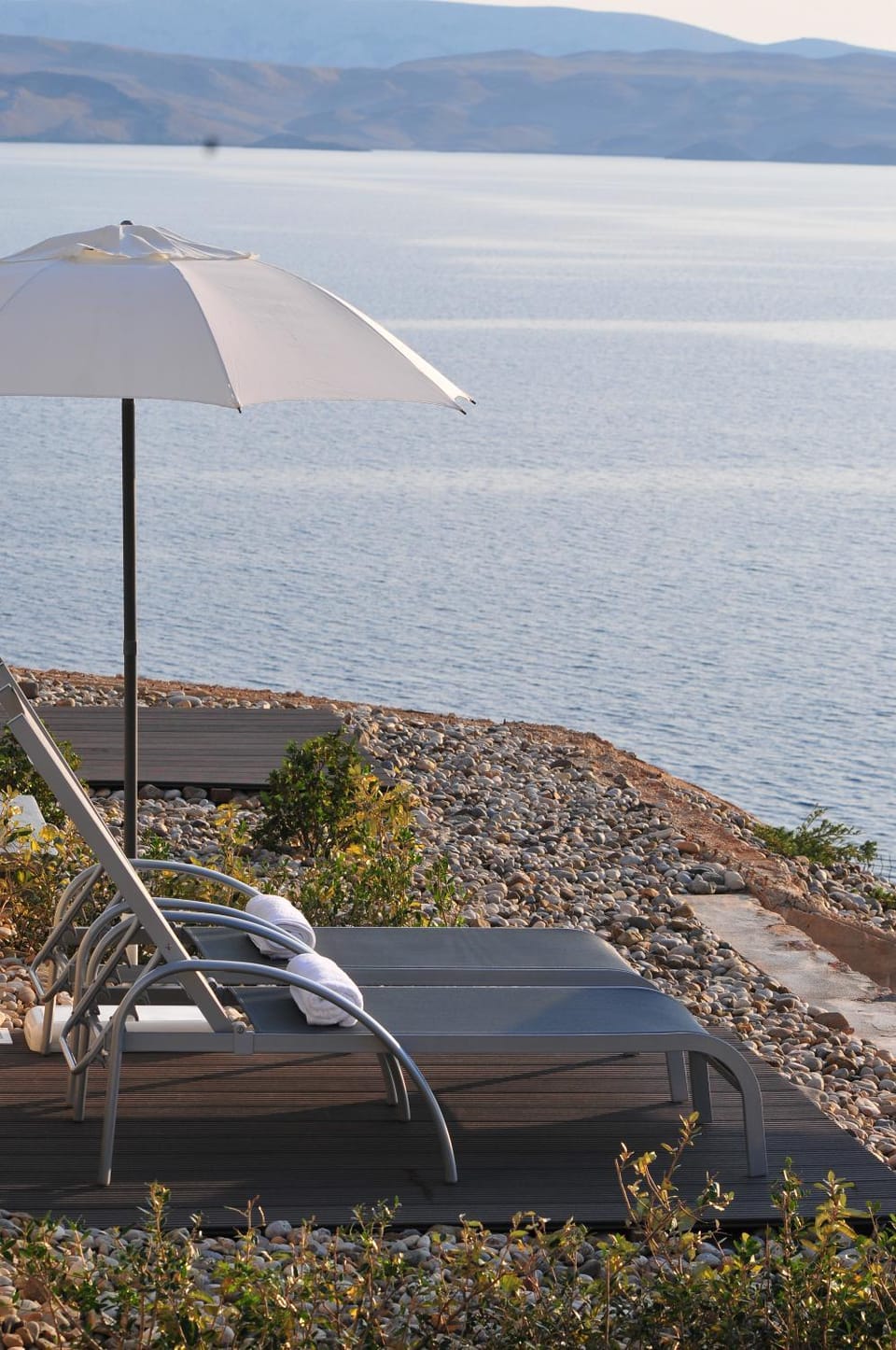 Garden, Sea view, sunbed