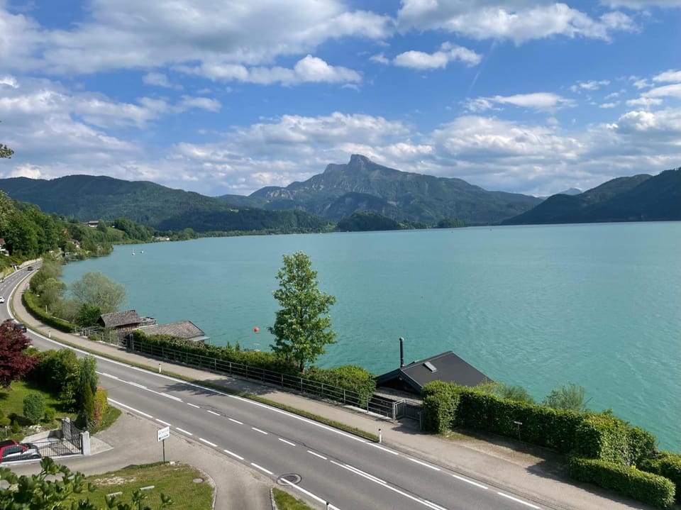 Natural landscape, Lake view, Mountain view