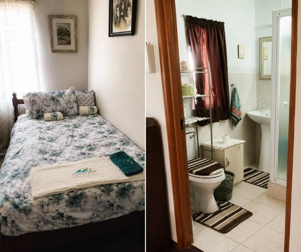 Toilet, Bed, Bathroom, Bedroom