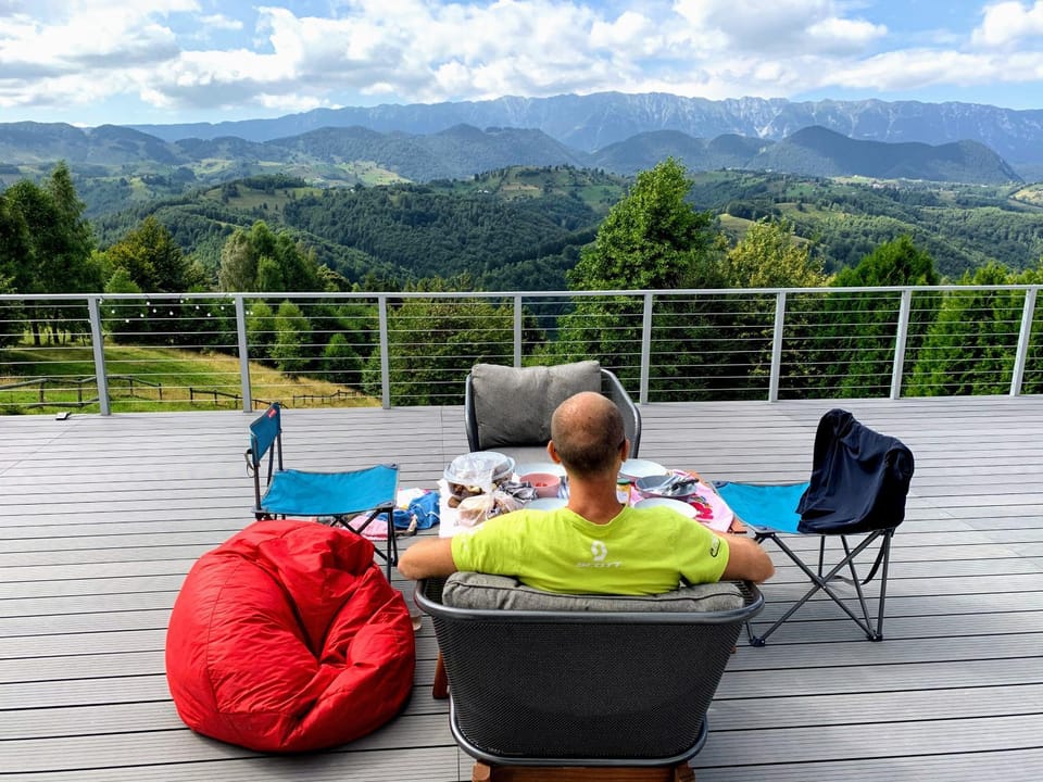 Day, People, Balcony/Terrace, Mountain view