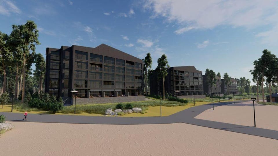 Uusi viihtysä 4-hengen loma-asunto hiekkasärkillä Apartment in Finland