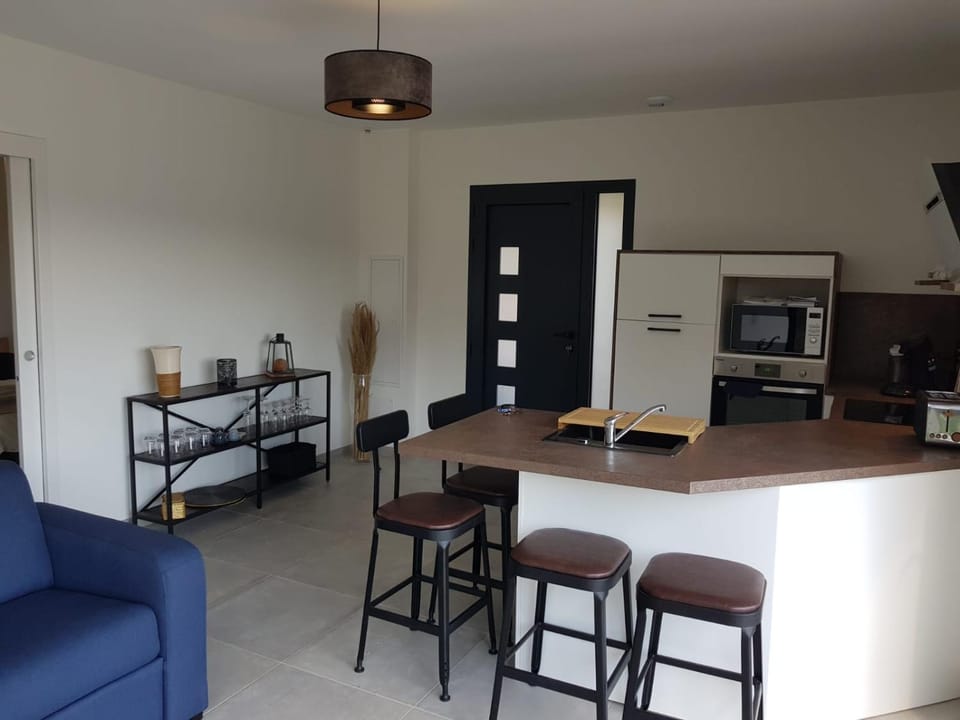 Kitchen or kitchenette, Living room, Seating area, Dining area, minibar, pet friendly, toaster