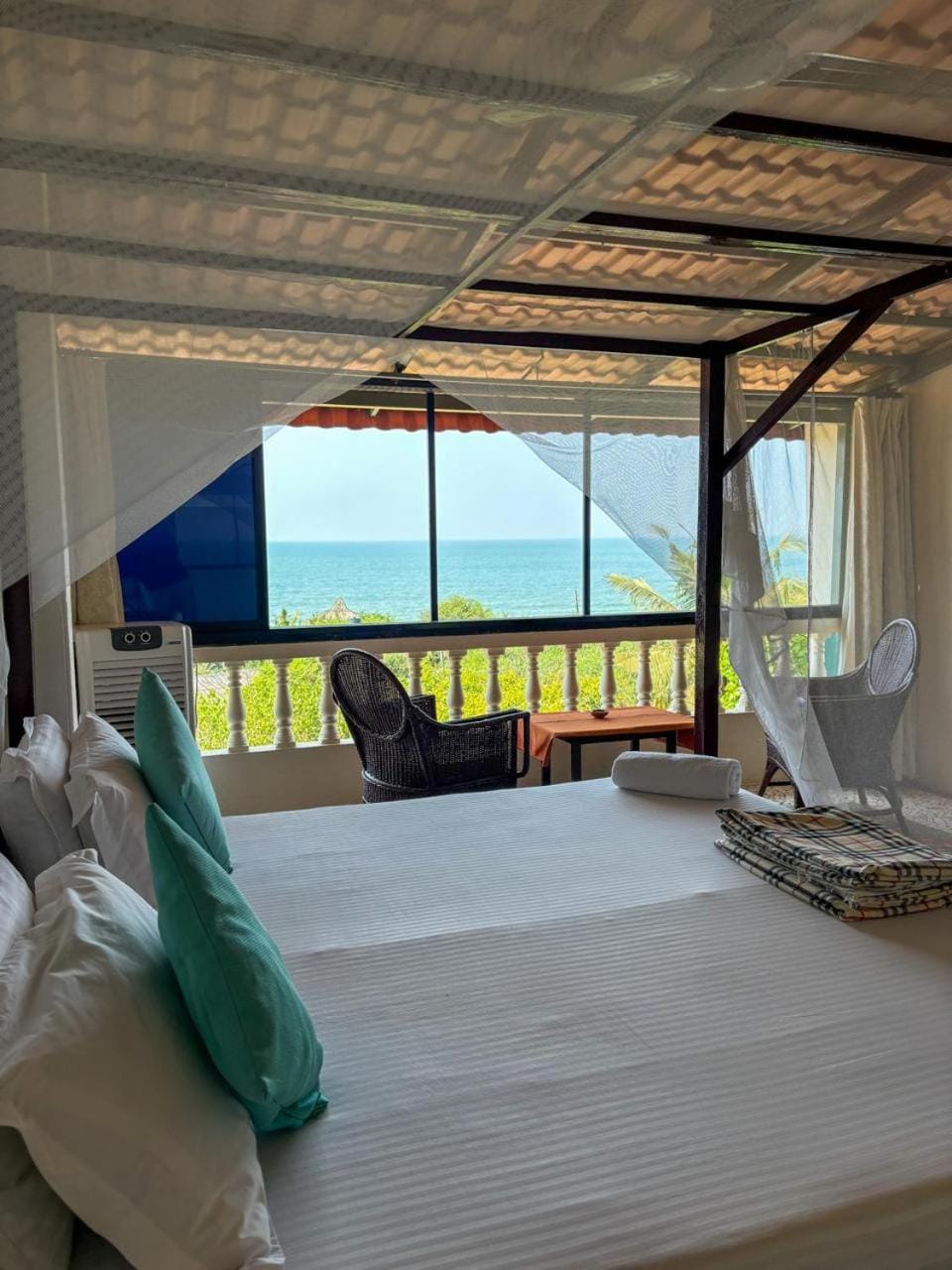 View (from property/room), Bedroom, Sea view