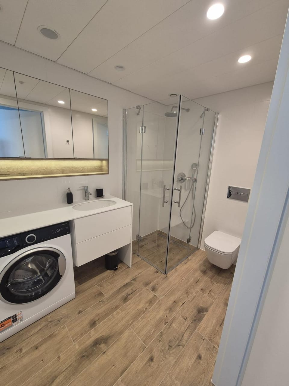 Shower, Bathroom, washing machine