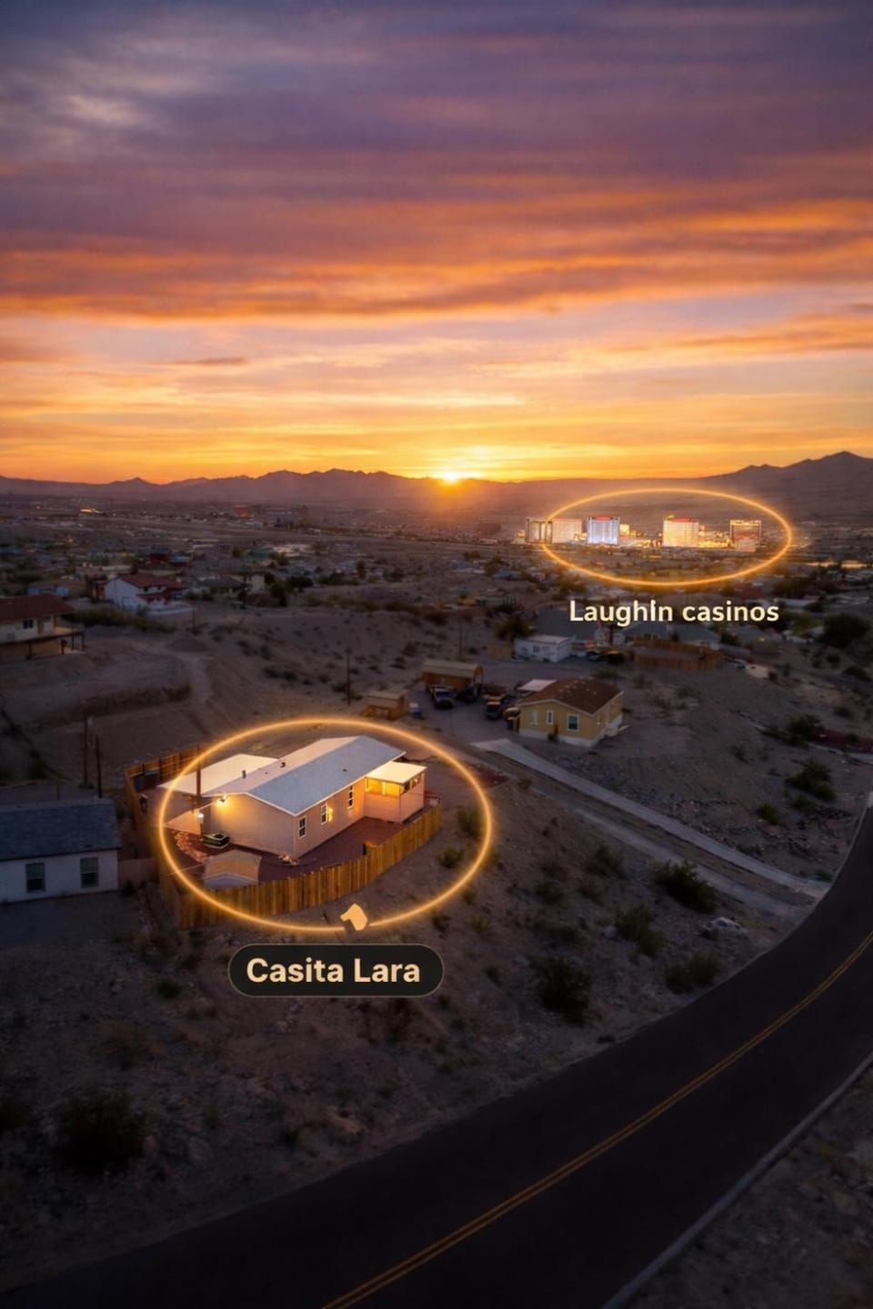 Cozy Desert home, Stunning Views, Peaceful Vibes Near Laughlin House in Bullhead City