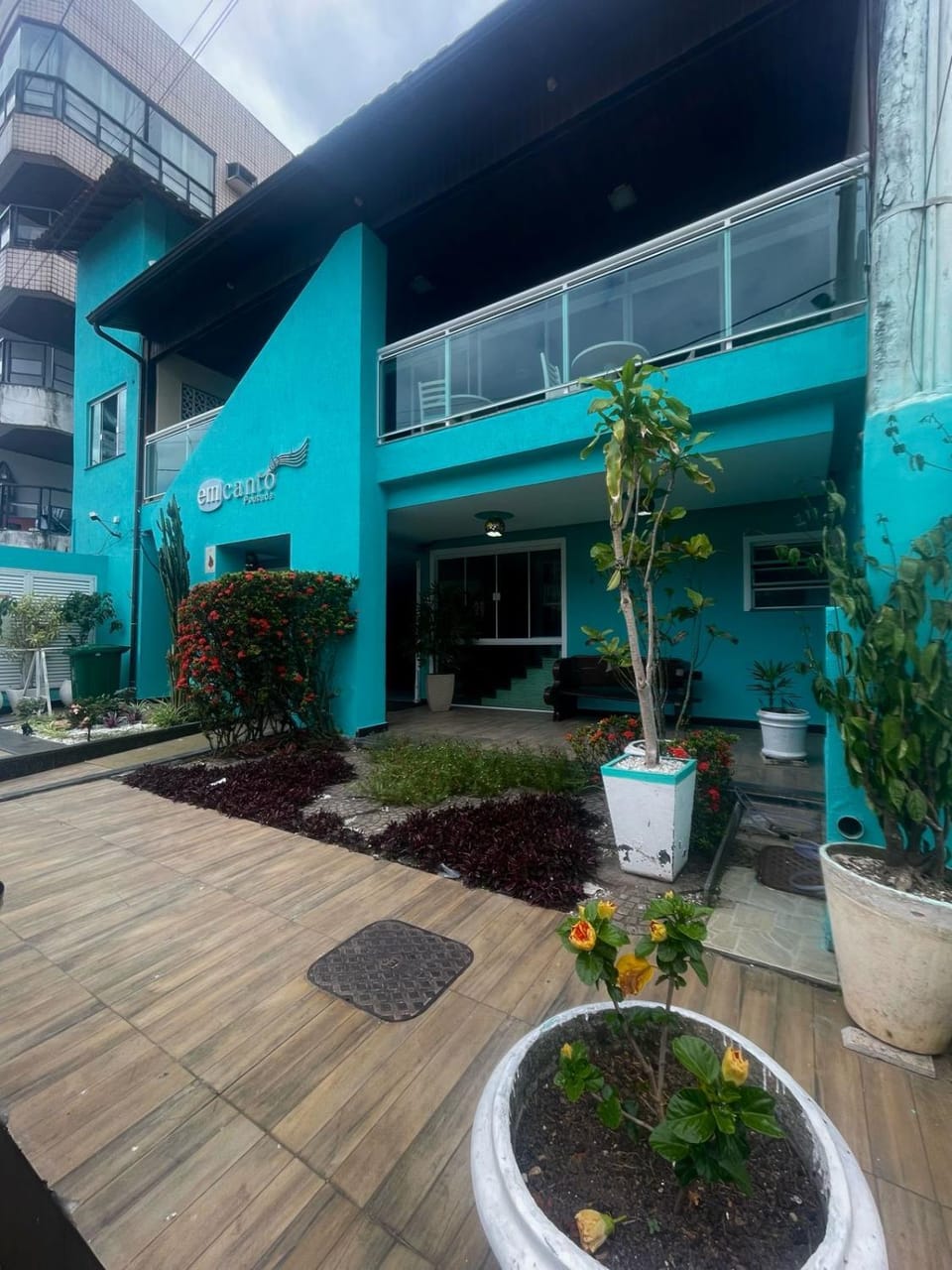 Property building, Garden view