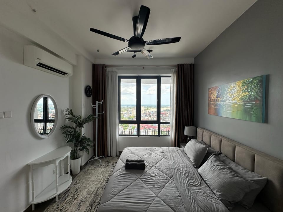 Living room, Bedroom, air conditioner