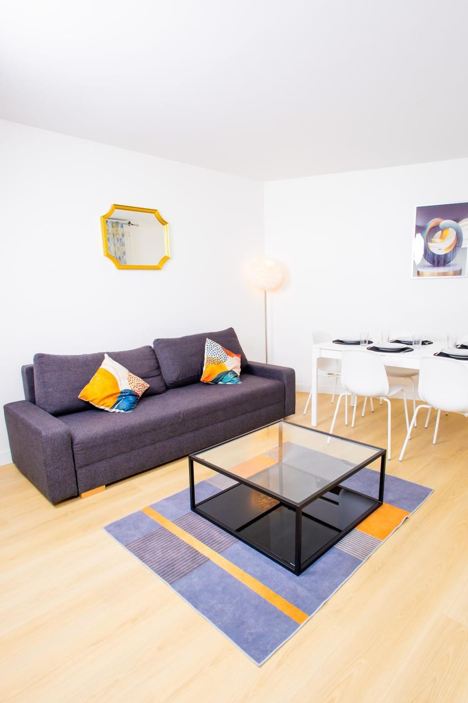 Living room, Seating area, Dining area