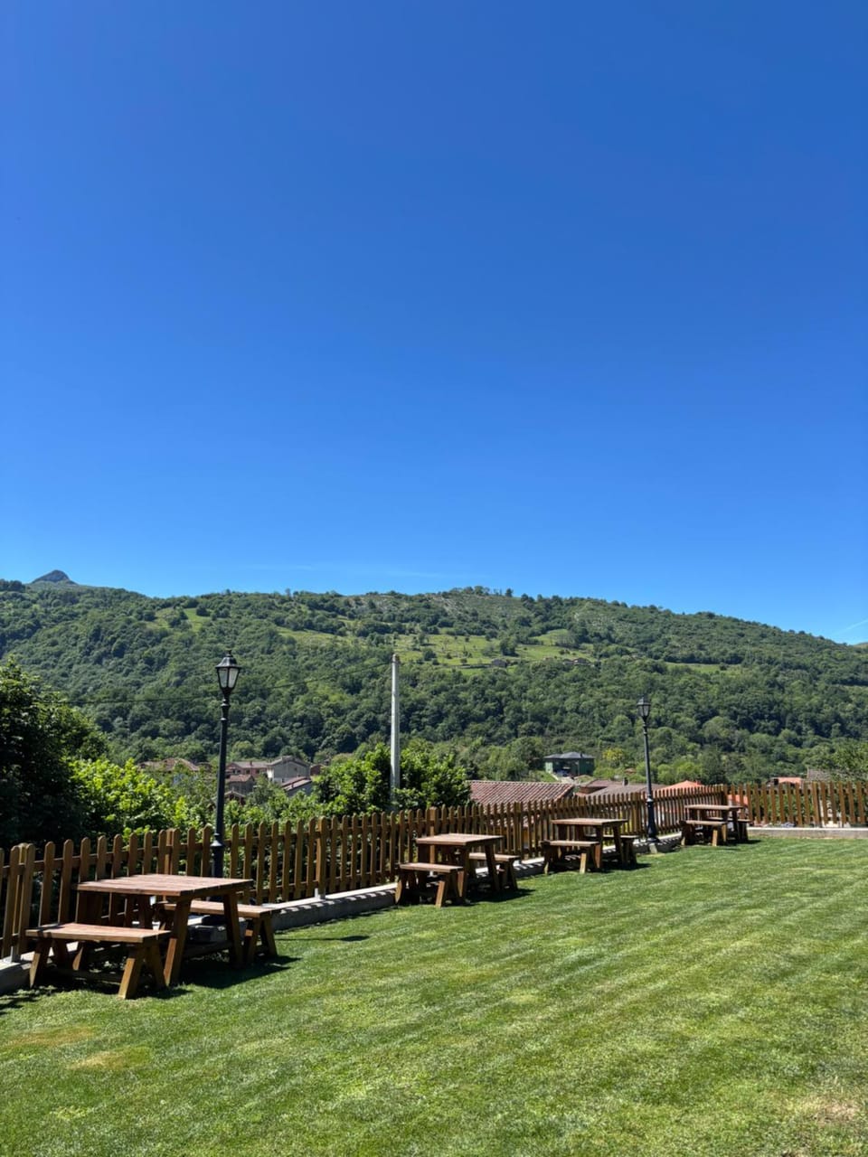 Natural landscape, Garden, Mountain view