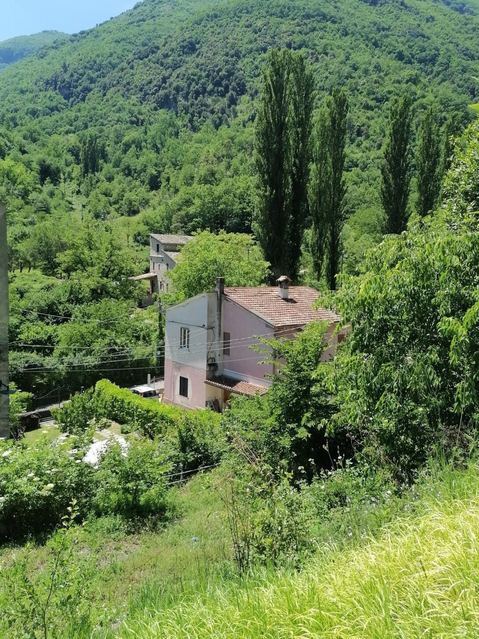 Property building, Natural landscape, Mountain view