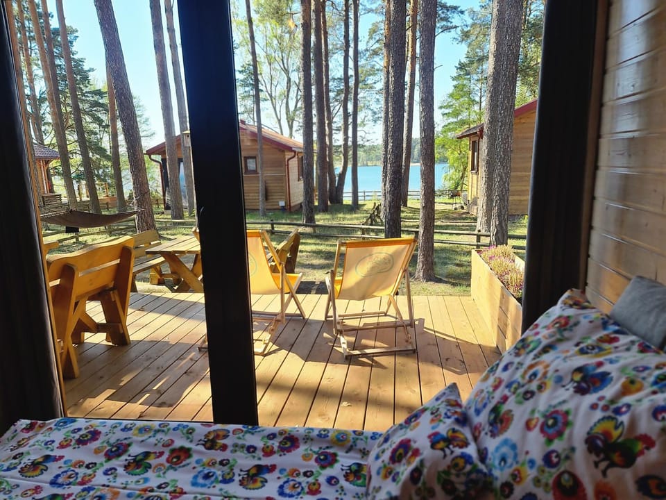 Schadzka w dwunastce z widokiem na jezioro House in Pomeranian Voivodeship