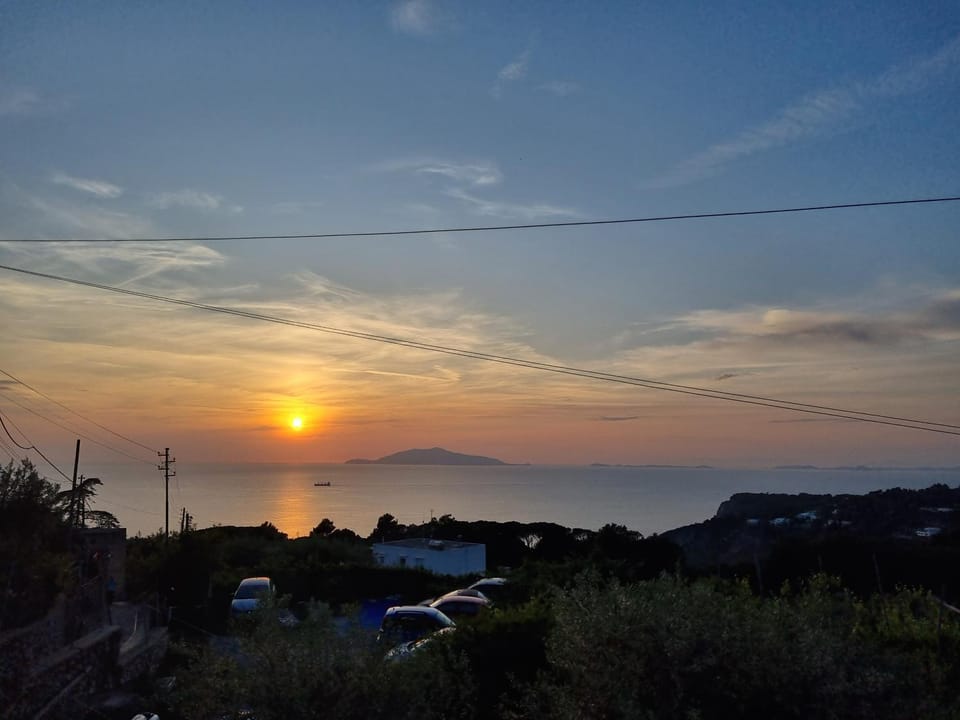 Natural landscape, Sea view, Sunset