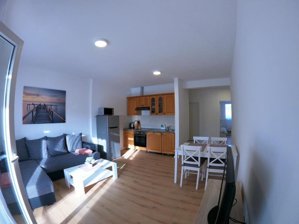 Living room, Seating area, Dining area