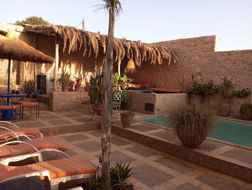 Patio, Pool view