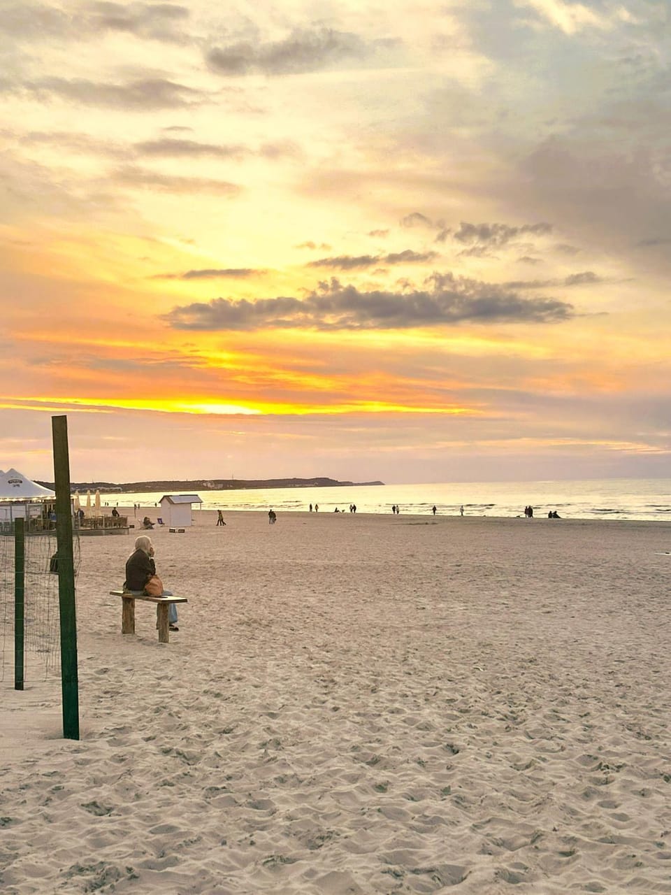 Natural landscape, Beach, Autumn, Sunrise, Sunset