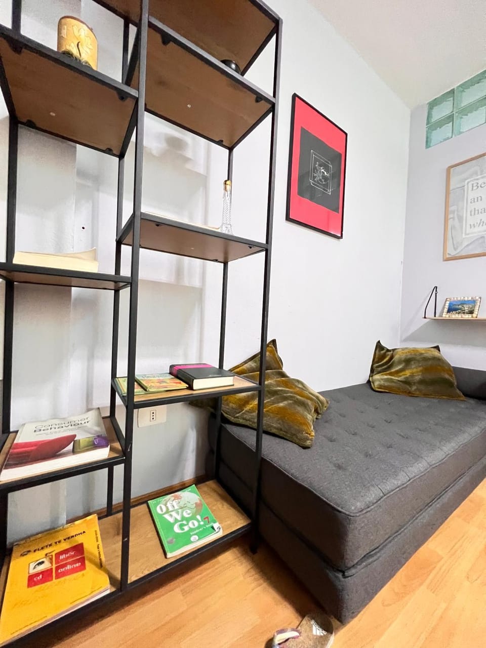 Photo of the whole room, bunk bed