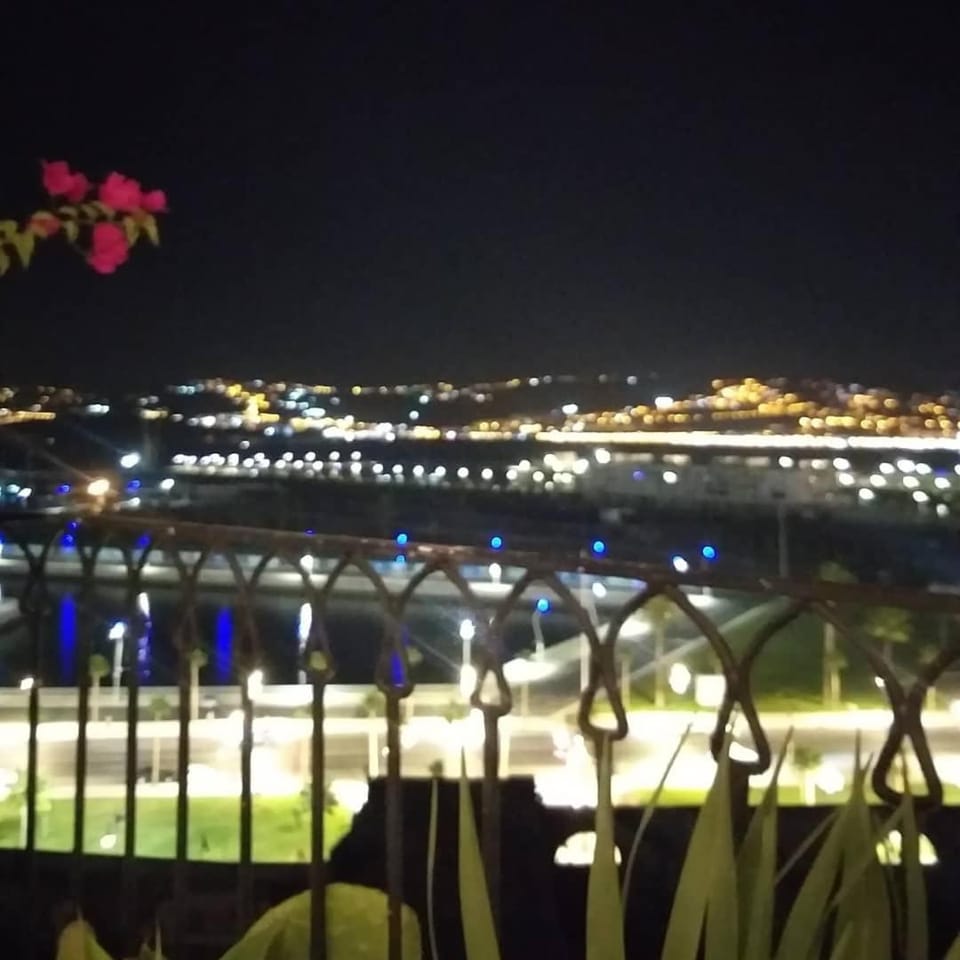 Night, View (from property/room), Balcony/Terrace, City view