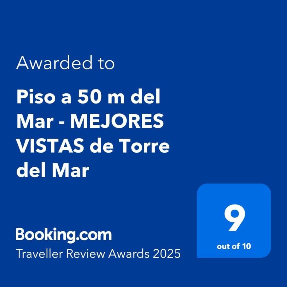 Piso a 50 m del Mar - MEJORES VISTAS de Torre del Mar Apartment in Torre del Mar