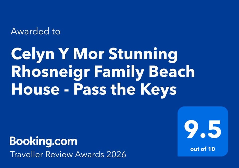 Celyn Y Mor Stunning Rhosneigr Family Beach House - Pass the Keys House in Rhosneigr
