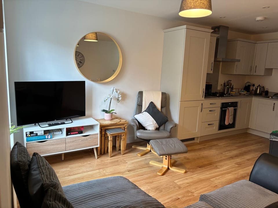 TV and multimedia, Kitchen or kitchenette, Living room, Seating area, Evening entertainment