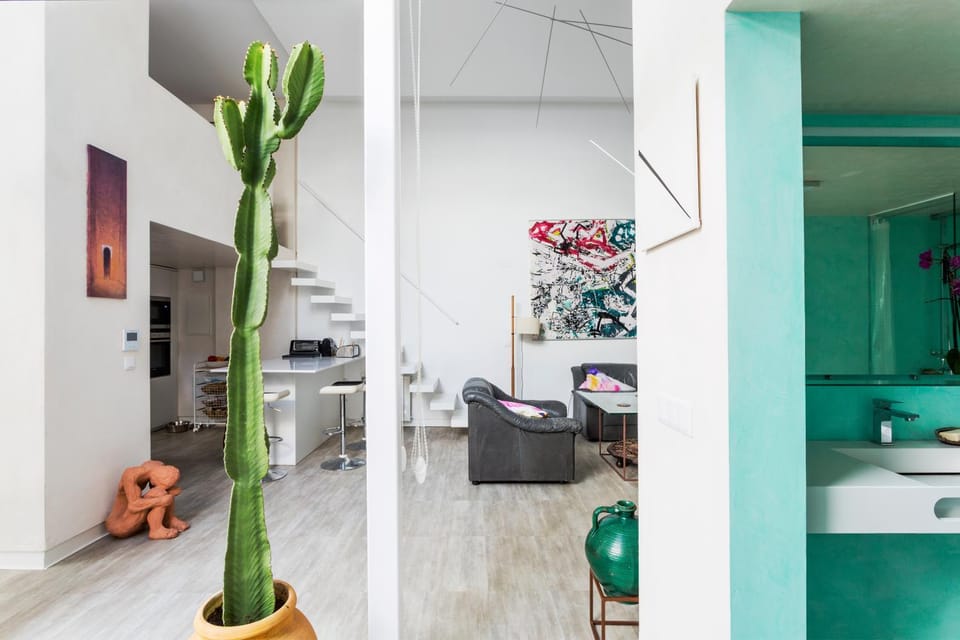 Bathroom, Living room