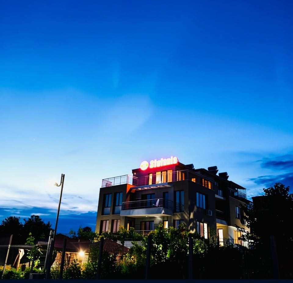 Property building, Night, Natural landscape