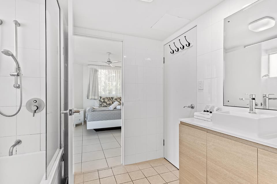 Bed, Bathroom, Bedroom