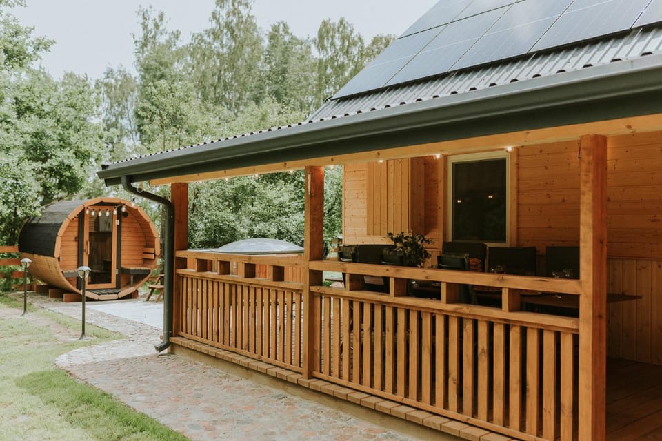 Patio, Facade/entrance, Sauna, Steam room, Balcony/Terrace