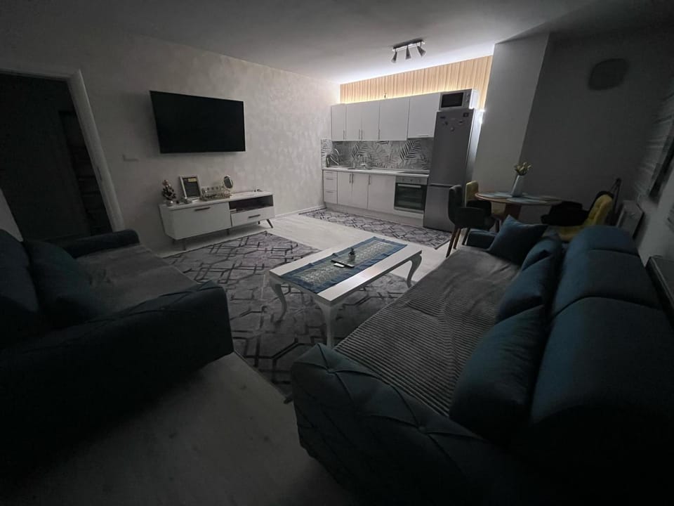 TV and multimedia, Kitchen or kitchenette, Living room, Seating area