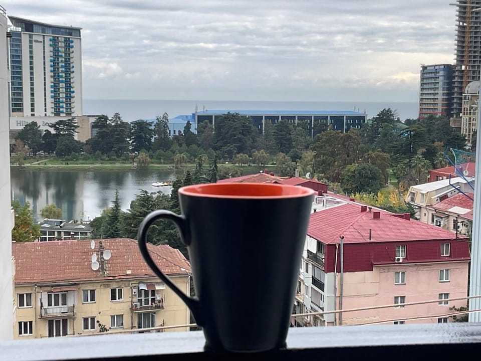 Property building, Natural landscape, Coffee/tea facilities, View (from property/room), Balcony/Terrace, City view, Lake view, River view