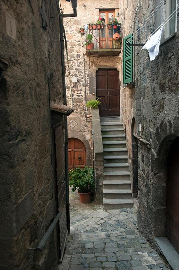 The view with a room Apartment in Bolsena