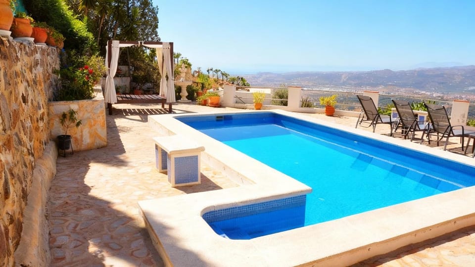 Day, Mountain view, Pool view, Swimming pool, sunbed