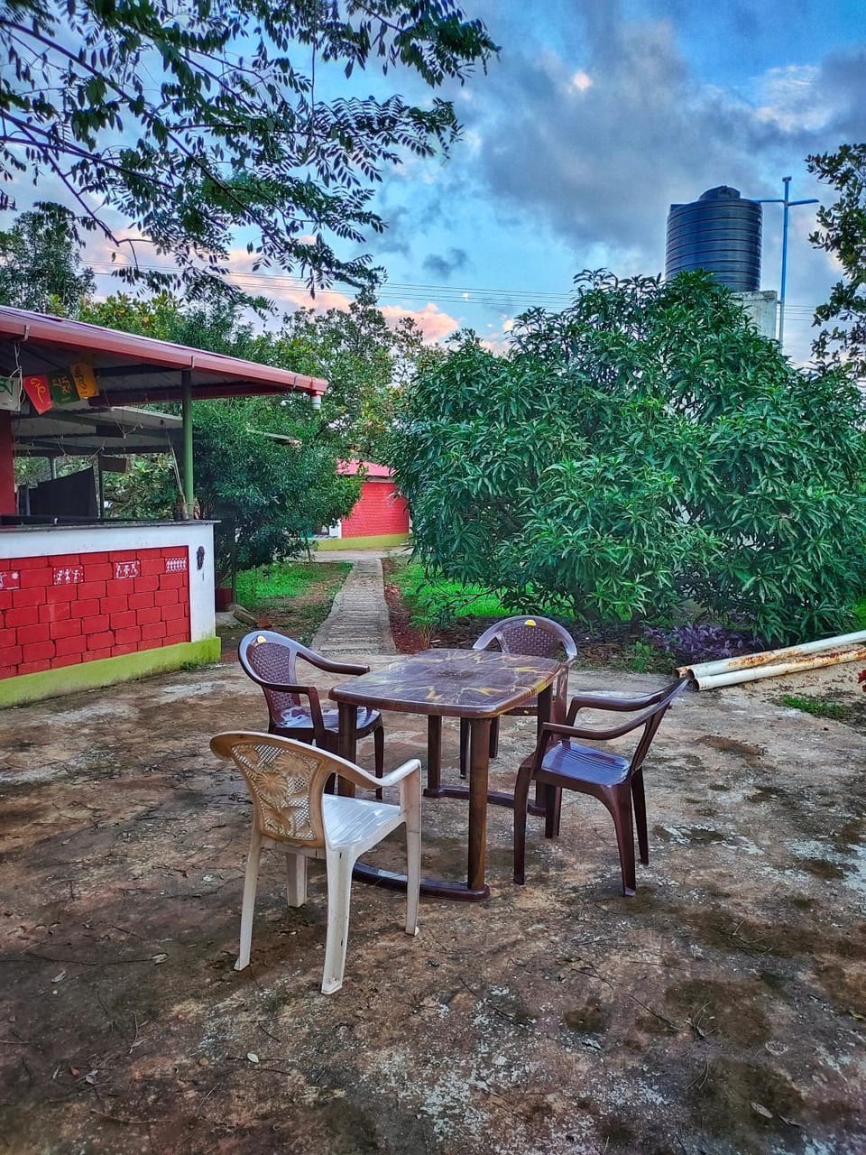 Patio, Garden, Kitchen or kitchenette, Garden view