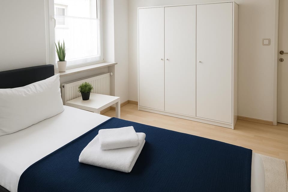 Bed, Bedroom, wardrobe