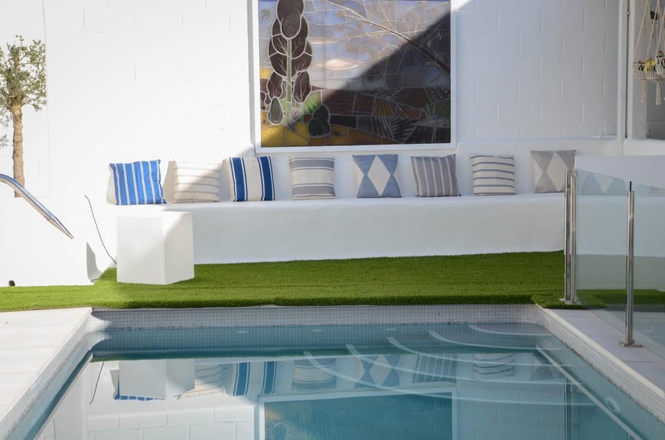 Patio, Seating area, Swimming pool