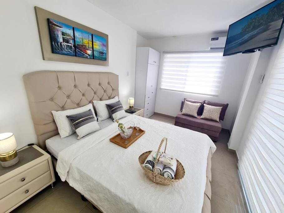 Ecusuites Playas Suite 3 Preference Balcón & Jacuzzi Vista al Mar Apartment in Playas