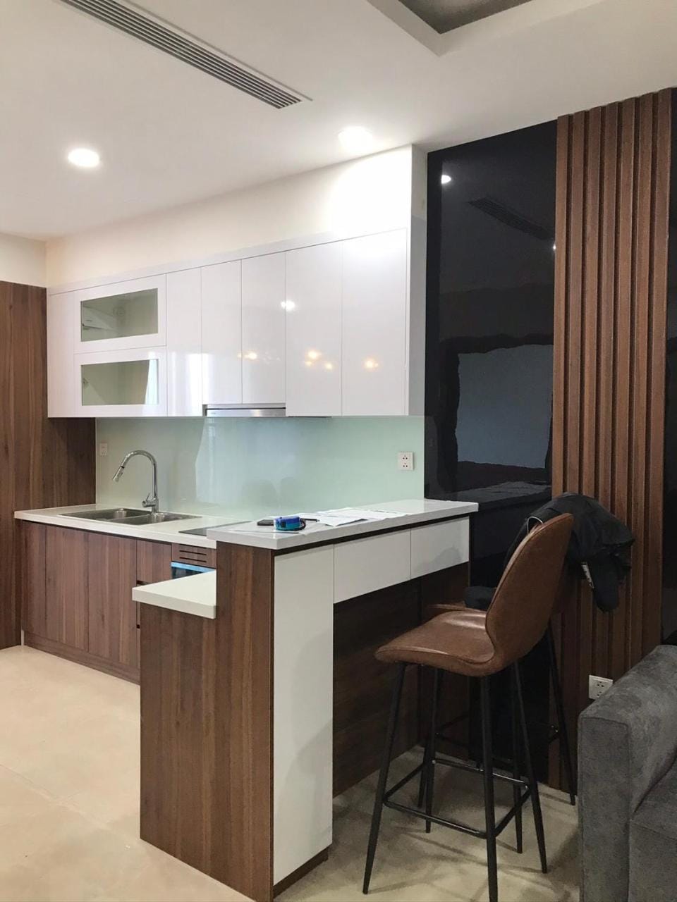 Kitchen or kitchenette, Living room, Seating area, Dining area, minibar