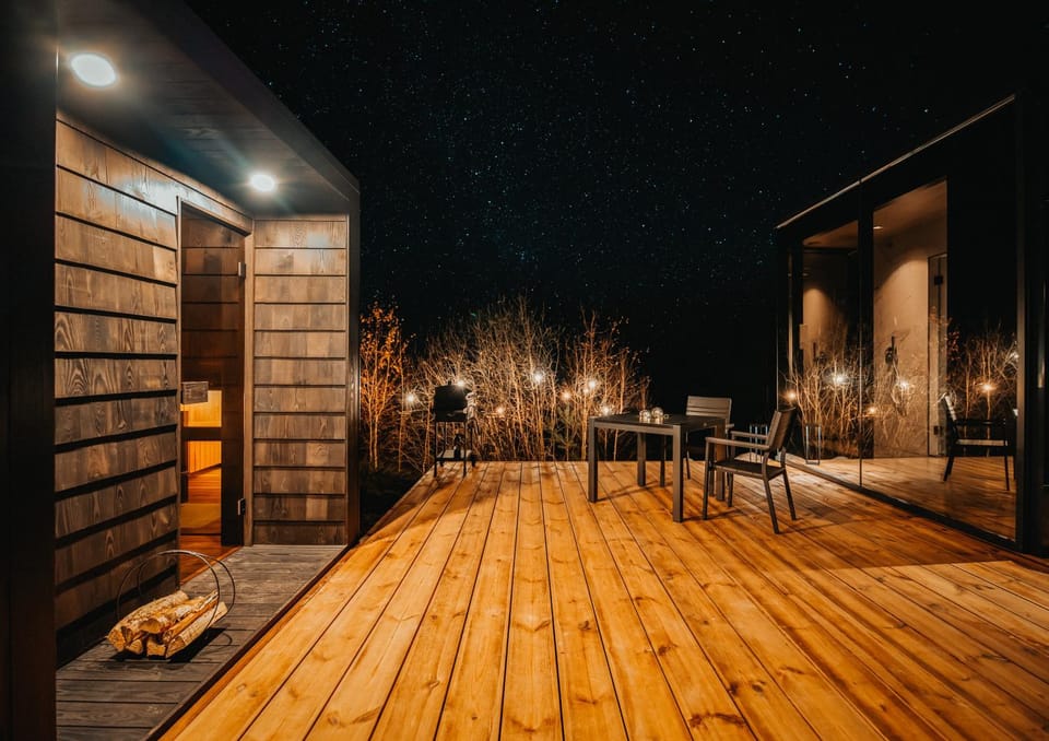 Night, Sauna, Balcony/Terrace