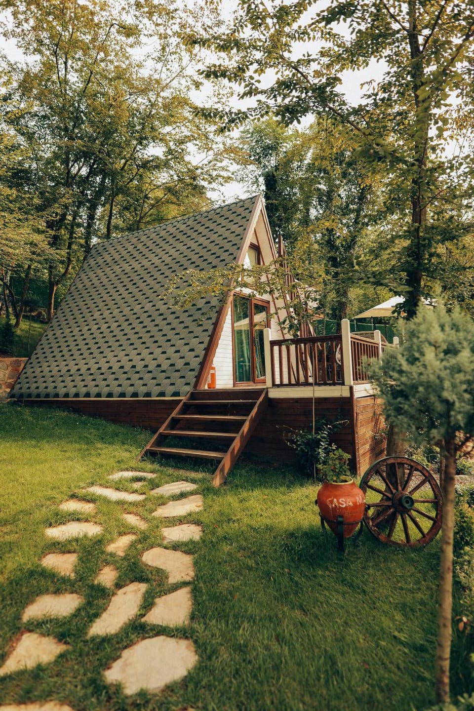 Property building, Garden