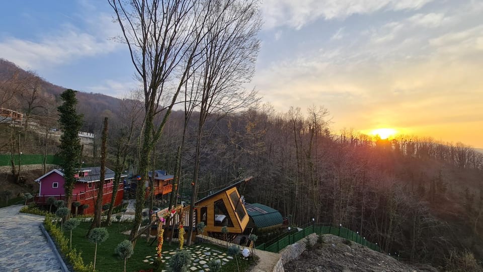 Natural landscape, Mountain view, Sunrise