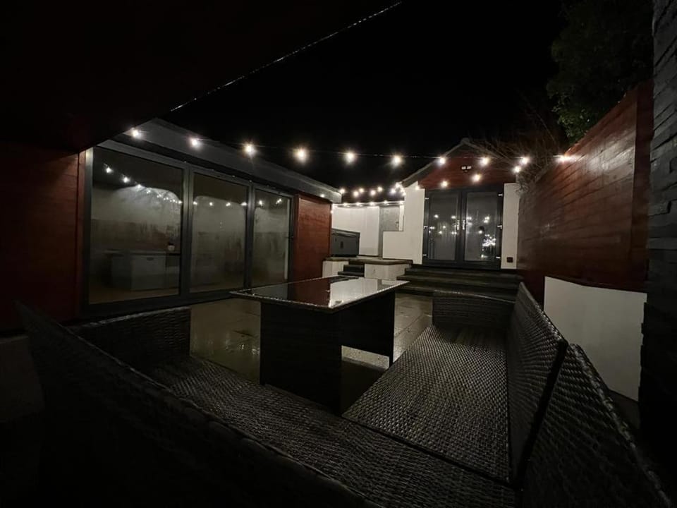 Modern upside down property with hot tub House in North Norfolk District