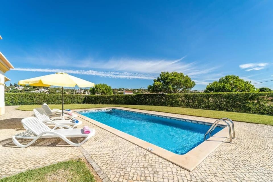 Patio, Garden, Swimming pool, sunbed