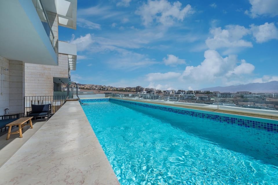 Geffen penthouse pool & view House in Eilat