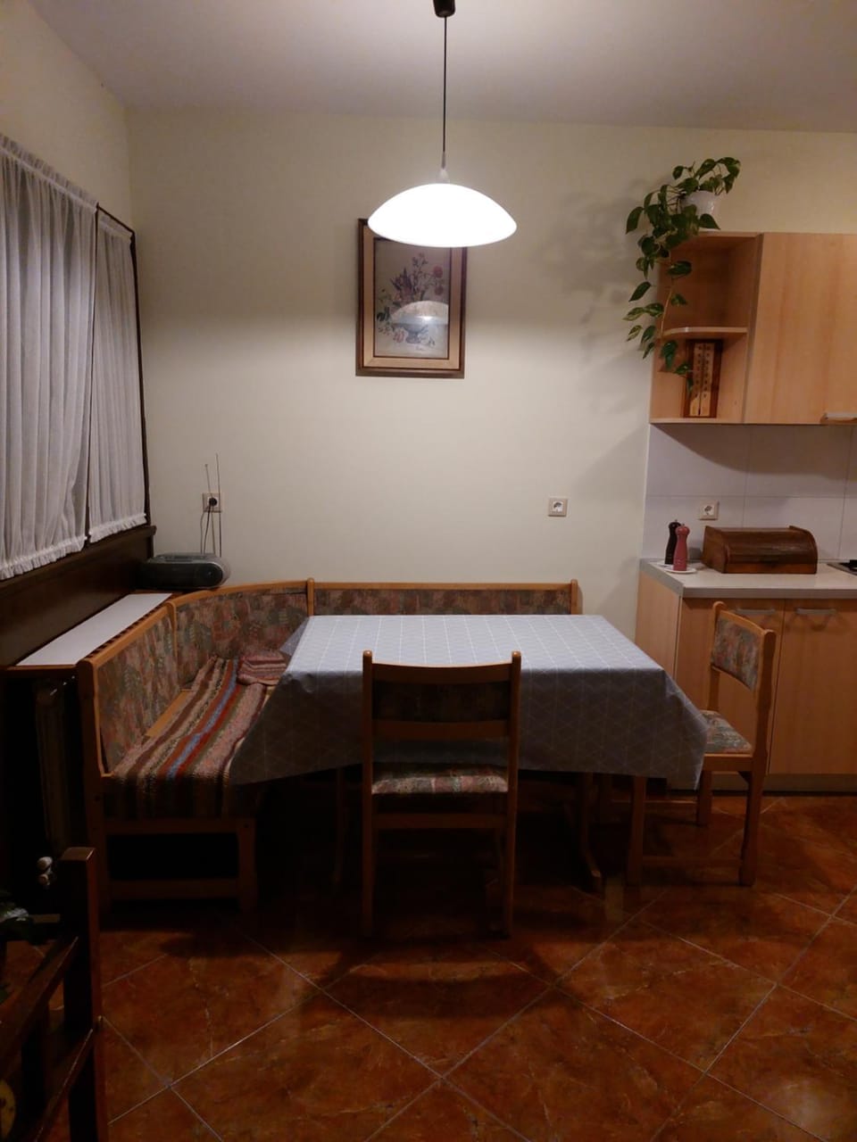 Kitchen or kitchenette, Dining area
